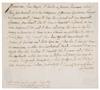 LAFAYETTE, GILBERT DU MOTIER; MARQUIS DE. Autograph Letter Signed, "Lafayette,"